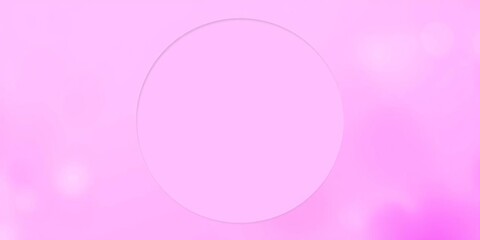 Obraz premium Pink and purple abstract background with a large hole in the center, template, background, round