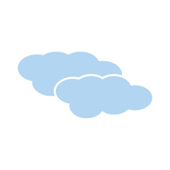 cloud icon illustration flat