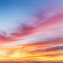 Fototapeta premium Ultra hd sunset over ocean serene sky in wide angle photography