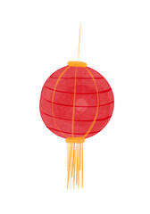 Lampion illustration watercolour for printing, card, design calender, chinese new year, lunar day