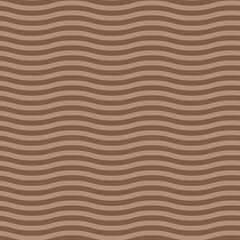 Seamless abstract pattern waves fashion mocha mousse color for fabric design