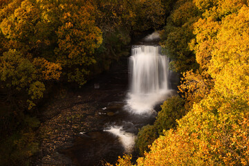 Lealt falls at Skye Island, Scotland
