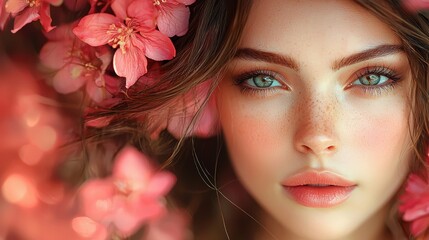 Portrait of a beautiful woman.