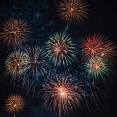 Fototapeta premium fireworks in the sky