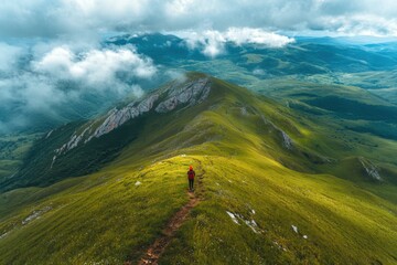 Beautiful sunrise in Norway - lofotens. Beautiful simple AI generated image