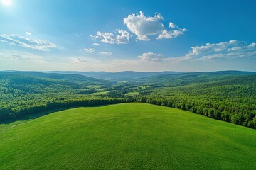 Fototapeta premium Beautiful summer sunset on Mirtos beach in Greece - panorama. Beautiful simple AI generated image in 4K, unique.. Beautiful simple AI generated image