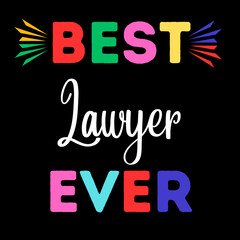 Best Ever Text Design with Heart Garland - Stylish Typography Art for Appreciation