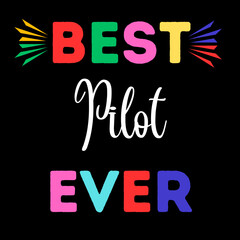 Best Ever Text Design with Heart Garland - Stylish Typography Art for Appreciation