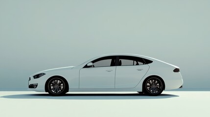 Obraz premium car, minimalist style, clean aesthetic, sharp focus