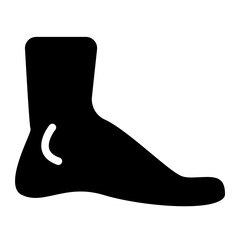 Foot Solid Icon
