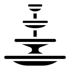 Fountain Solid Icon