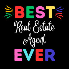 Best Ever Text Design with Heart Garland - Stylish Typography Art for Appreciation