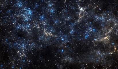 Obraz premium Nebula, cosmic dust, stars, galaxies, space.