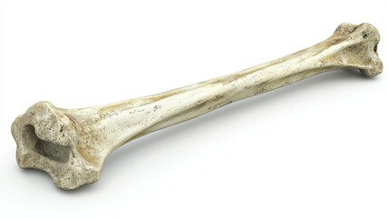 A realistic depiction of a bone, likely representing animal anatomy or a toy.
