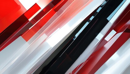 Fototapeta premium A red and white striped background with black lines