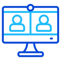 Meeting Duoline Icon