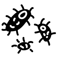 Microorganism Solid Icon