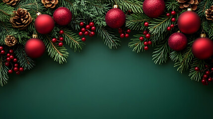 Create Festive Holiday Decorations with Pine, Berries & Ornaments