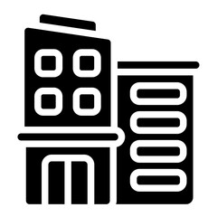 Office building Solid Icon