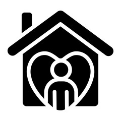 Orphanage Solid Icon