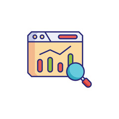 Website Traffic vector icon