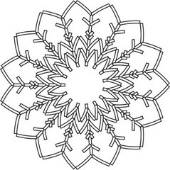 snowflake that is on a white background