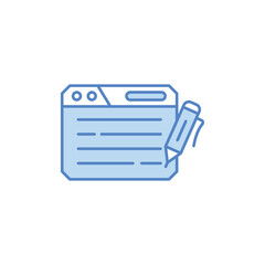 Content vector icon