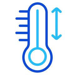 Thermometer Duoline Icon