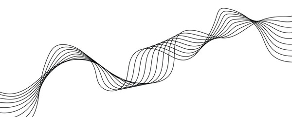 abstract line wave vector background