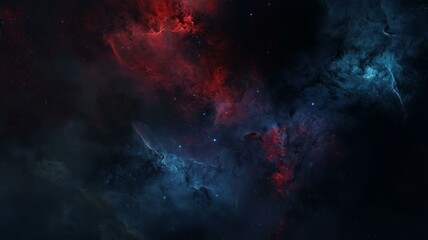 Fototapeta premium Ultra-realistic view of the Carina Nebula with intricate clouds of gas and newborn stars 