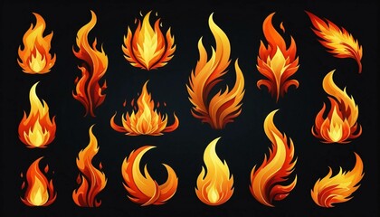 fire flames background