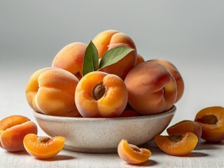 apricots in a bowl