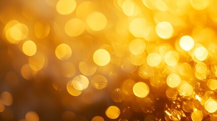 Obraz premium Abstract dreamy golden background, clean