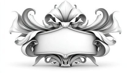 A decorative ornate frame with intricate floral designs, ideal for showcasing text or images.