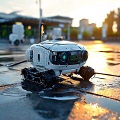 high tech technology concept design futuristic look