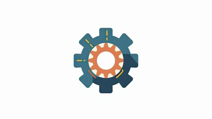A stylized gear icon representing mechanical or technological concepts.