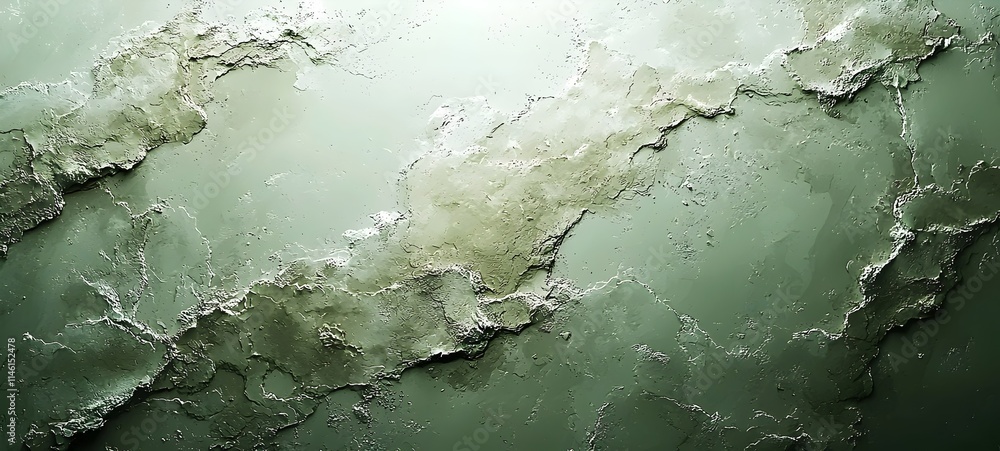 Aufkleber abstract texture featuring varying shades of green with a rocky, uneven surface. the interplay of li