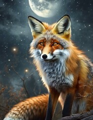 Obraz premium Generated image Fox cute