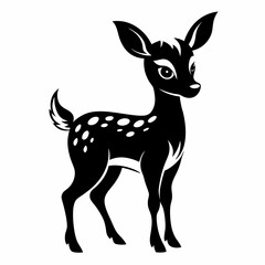 deer silhouette vector