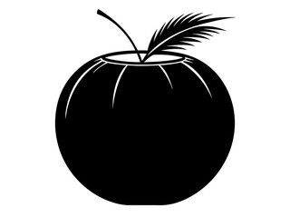 black and white coconut