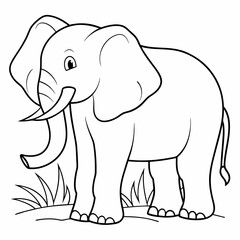 elephant cartoon illustration