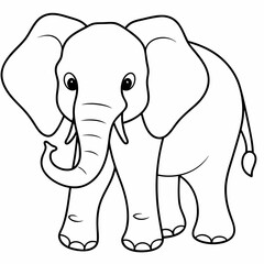 elephant cartoon illustration