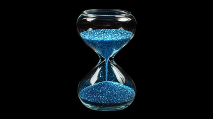 Creative hourglass design with flowing sand symbolizing fleeting moments perfect for contemplative artwork in a book page sketch style