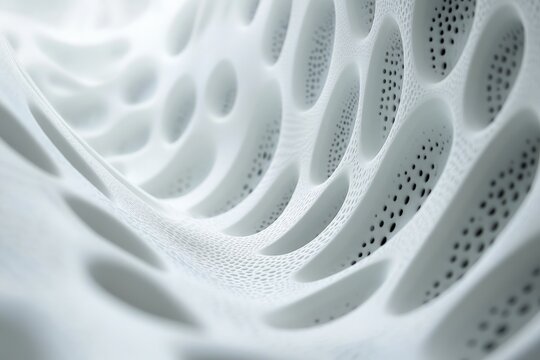 A stunning abstract 3D texture featuring intricate wave patterns, providing a sense of depth and complexity with its modern and futuristic appearance.