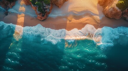 aerial photography of seashore