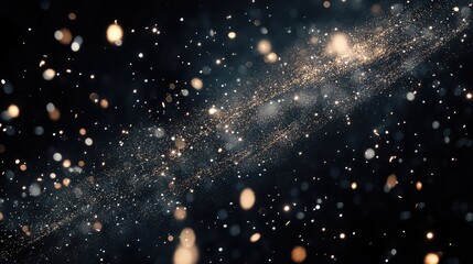 Obraz premium New Yeara??s Eve fireworks display lighting up a clear dark sky, perfect for celebration backgrounds