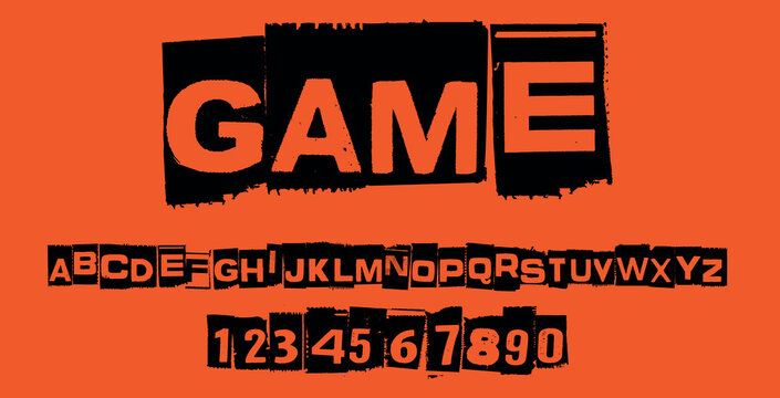  Horror dark lettering tattoo vector type font. grunge style Y2k type font with gothic pank rock and blood style signs and symbols. scary tattoo font vector icon