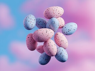 Pastel Speckled Easter Eggs