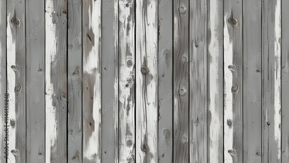 Poster a gray-painted wooden seamless pattern, ideal for creating textured backgrounds and backdrops with a