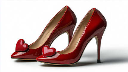 a red rose ,heart ,lover ring and valentine gift for romantic surprise 